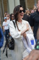 ANNE HATHAWAY on the Set of The Devil Wears Prada 2 in New York City 07/24/2025