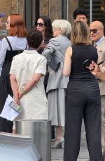ANNE HATHAWAY on the Set of The Devil Wears Prada 2 in New York City 07/29/2025
