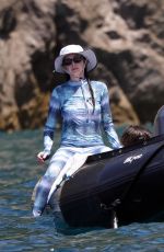 ANNE HATHAWAY with Her Family on Amalfi Coast 07/06/2025
