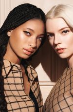 ANYA TAYLOR-JOY and WILLOW SMITH for Dior Forever Hydra Nude Campaign, July 2025