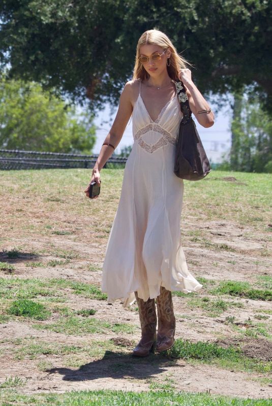 BELLA HADID Arrives at a Baby Shower in Los Angeles 07/29/2025