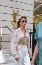 BROOKS NADER Leaves Yves Saint Laurent Store in Paris 07/09/2025