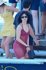 CAMILA CABELLO and Henry Chalhoub Arrives by Boat at Lo Scoglio in Nerano 07/11/2025