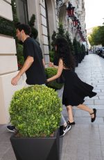 CAMILA CABELLO and Henry Chalhoub Out in Paris 06/30/2025