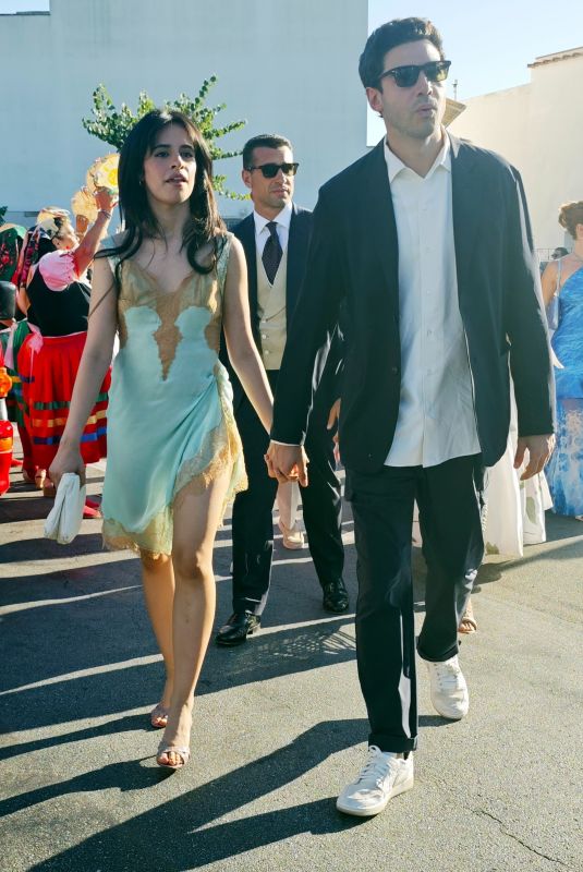 CAMILA CABELLO and Henry Junior Chalhoub Out in Capri 07/14/2025