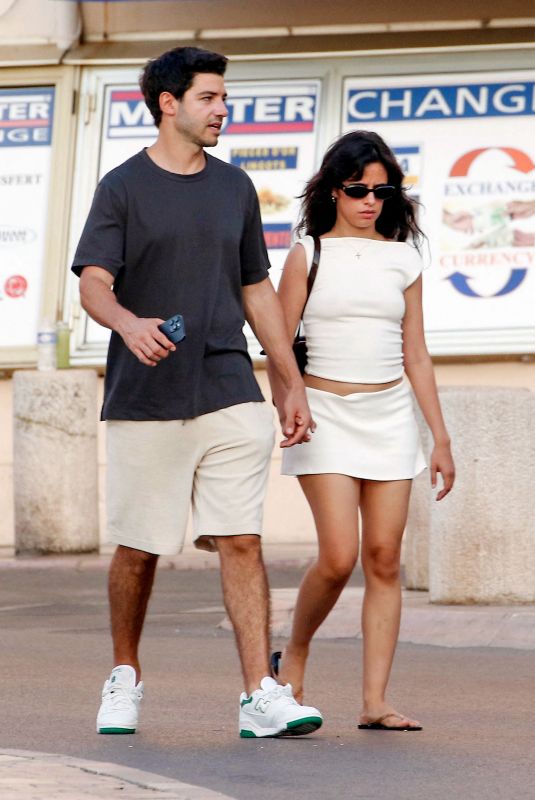 CAMILA CABELLO and Henry Junior Chalhoub Out in St. Tropez 07/18/2025