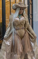 CARDI B Out and About in Paris 05/22/2025