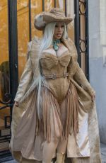 CARDI B Out and About in Paris 05/22/2025