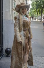 CARDI B Out and About in Paris 05/22/2025