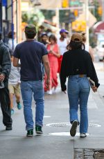 CAYLEE COWAN and Casey Affleck Out and About in New York City 07/09/2025