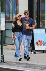 CAYLEE COWAN and Casey Affleck Out and About in New York City 07/09/2025