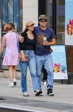 CAYLEE COWAN and Casey Affleck Out and About in New York City 07/09/2025