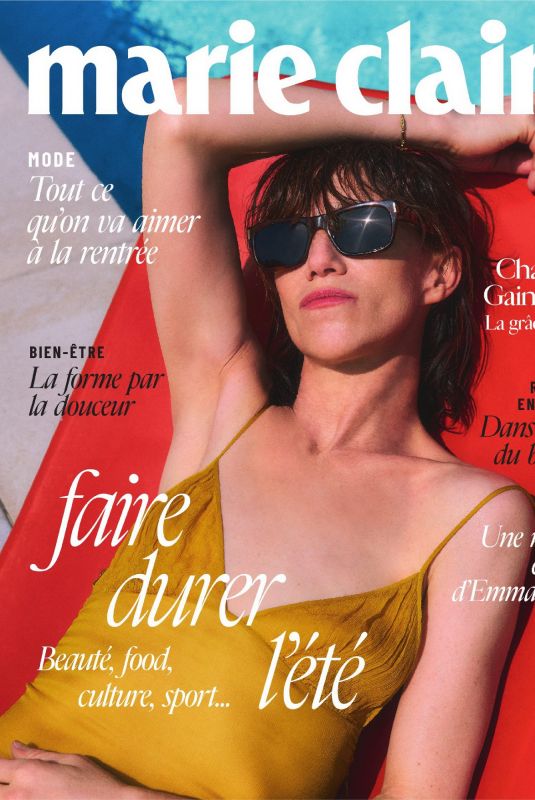 CHARLOTTE GAINSBOURG in Marie Claire France, September 2025