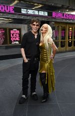 CHRISTINA AGUILERA at Burlesque: The Musical Photocall at Savoy Theatre in London 07/21/2025