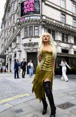 CHRISTINA AGUILERA at Burlesque: The Musical Photocall at Savoy Theatre in London 07/21/2025