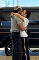 DAFNE KEEN Shares a PDA Goodbye with Michael Cimino at Comic-Con in San Diego 07/28/2025