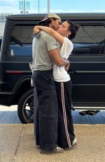 DAFNE KEEN Shares a PDA Goodbye with Michael Cimino at Comic-Con in San Diego 07/28/2025