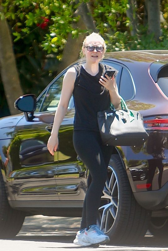 DAKOTA FANNING Arrives at a Birthday Party in Studio City 07/24/2025