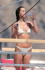 DAKOTA JOHNSON and KATE HUDSON in Bikinis at a Yach in Ibiza 07/02/2025