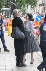 DITA VON TTESE Out for Lunch with David Downton in London 07/09/2025