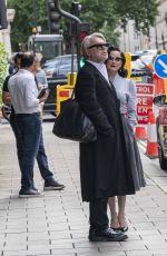 DITA VON TTESE Out for Lunch with David Downton in London 07/09/2025