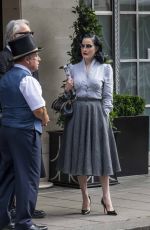 DITA VON TTESE Out for Lunch with David Downton in London 07/09/2025