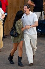 DUA LIPA and Callum Turner at BST Hyde Park Festival in London 07/11/2025
