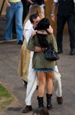 DUA LIPA and Callum Turner at BST Hyde Park Festival in London 07/11/2025