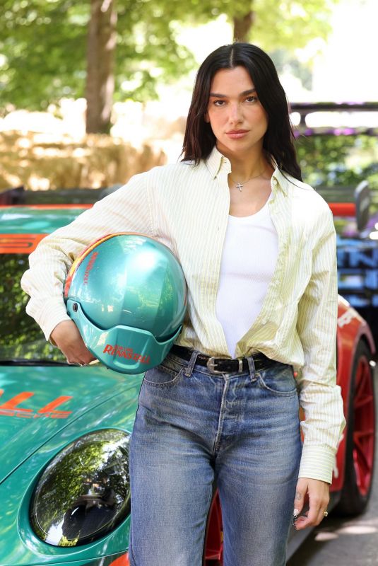 DUA LIPA at Goodwood Festival of Speed in West Sussex 07/12/2025