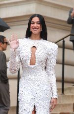 DUA LIPA at Schiaparelli Haute Couture F/W 25-26 Show at Paris Fashion Week 07/07/2025