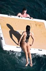 DUA LIPA in Bikini with Callum Turner on Vacation in Amalfi 06/29/2025