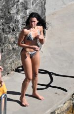 DUA LIPA in Bikini with Callum Turner on Vacation in Amalfi 06/29/2025
