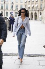 DUA LIPA Out and About in Paris 07/06/2025