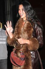 DUA LIPA Out for Dinner at Dojo Japanese Restaurant in Paris 07/06/2025