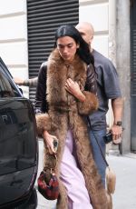 DUA LIPA Out for Dinner at Dojo Japanese Restaurant in Paris 07/06/2025