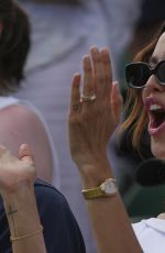 EIZA GONZALEZ at Day Four of Wimbledon Tennis Championships in London 07/03/2025
