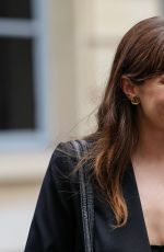 ELIZABETH OLSEN Arrives at Patou Fashion Show in Paris 07/06/2025