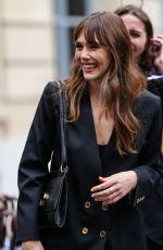 ELIZABETH OLSEN Arrives at Patou Fashion Show in Paris 07/06/2025