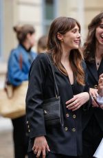 ELIZABETH OLSEN Arrives at Patou Fashion Show in Paris 07/06/2025