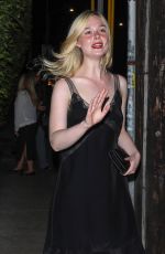 ELLE and DAKOTA FANNING Leaves Dinner at Giorgio Baldi in Santa Monica 07/15/2025