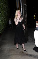 ELLE and DAKOTA FANNING Leaves Dinner at Giorgio Baldi in Santa Monica 07/15/2025