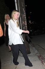 ELLE and DAKOTA FANNING Leaves Dinner at Giorgio Baldi in Santa Monica 07/15/2025