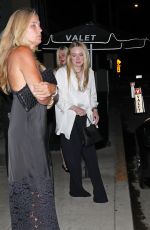 ELLE and DAKOTA FANNING Leaves Dinner at Giorgio Baldi in Santa Monica 07/15/2025