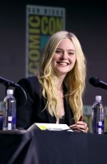 ELLE FANNING at Predator: Badlands Panel at 2025 Comic-Con International in San Diego 07/25/2025