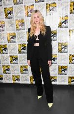 ELLE FANNING at Predator: Badlands Panel at 2025 Comic-Con International in San Diego 07/25/2025