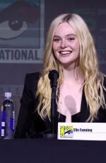 ELLE FANNING at Predator: Badlands Panel at 2025 Comic-Con International in San Diego 07/25/2025