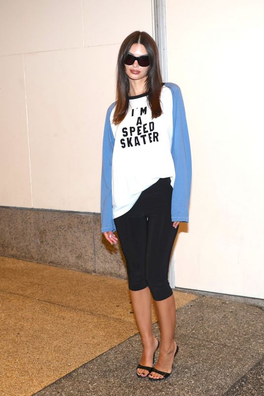 EMILY RATAJKOWSKI Leaves CBS Studios in New York City 07/16/2025