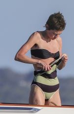 EMMA CORRIN in Swimsuit at a Boat in Ibiza 05/24/2025
