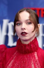 EMMA MYERS at Wednesday Season 2, Part 1 Premiere in London 07/30/2025