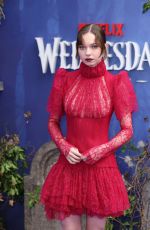 EMMA MYERS at Wednesday Season 2, Part 1 Premiere in London 07/30/2025